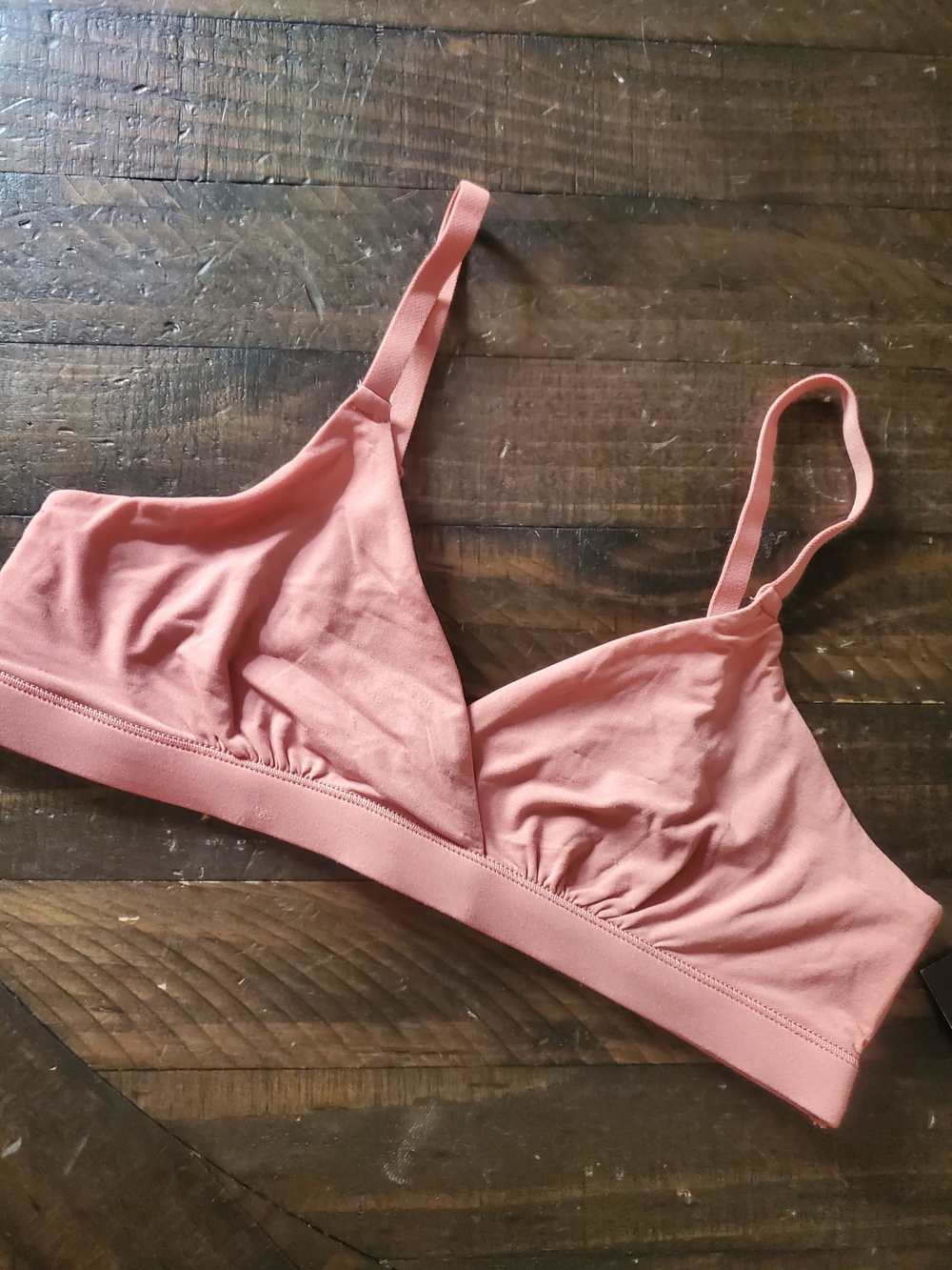 art class Girl's Soft Wireless Bralette in Dusty Pink